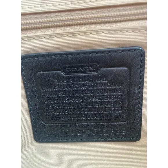 Coach Chelsea F12339 Black Pebbled Leather Shoulder Bag - Picture 11 of 13